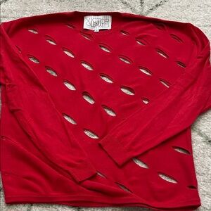 Victor Glemaud - Red cut out sweater